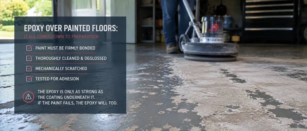 Can You Put Epoxy Over a Painted Floor?