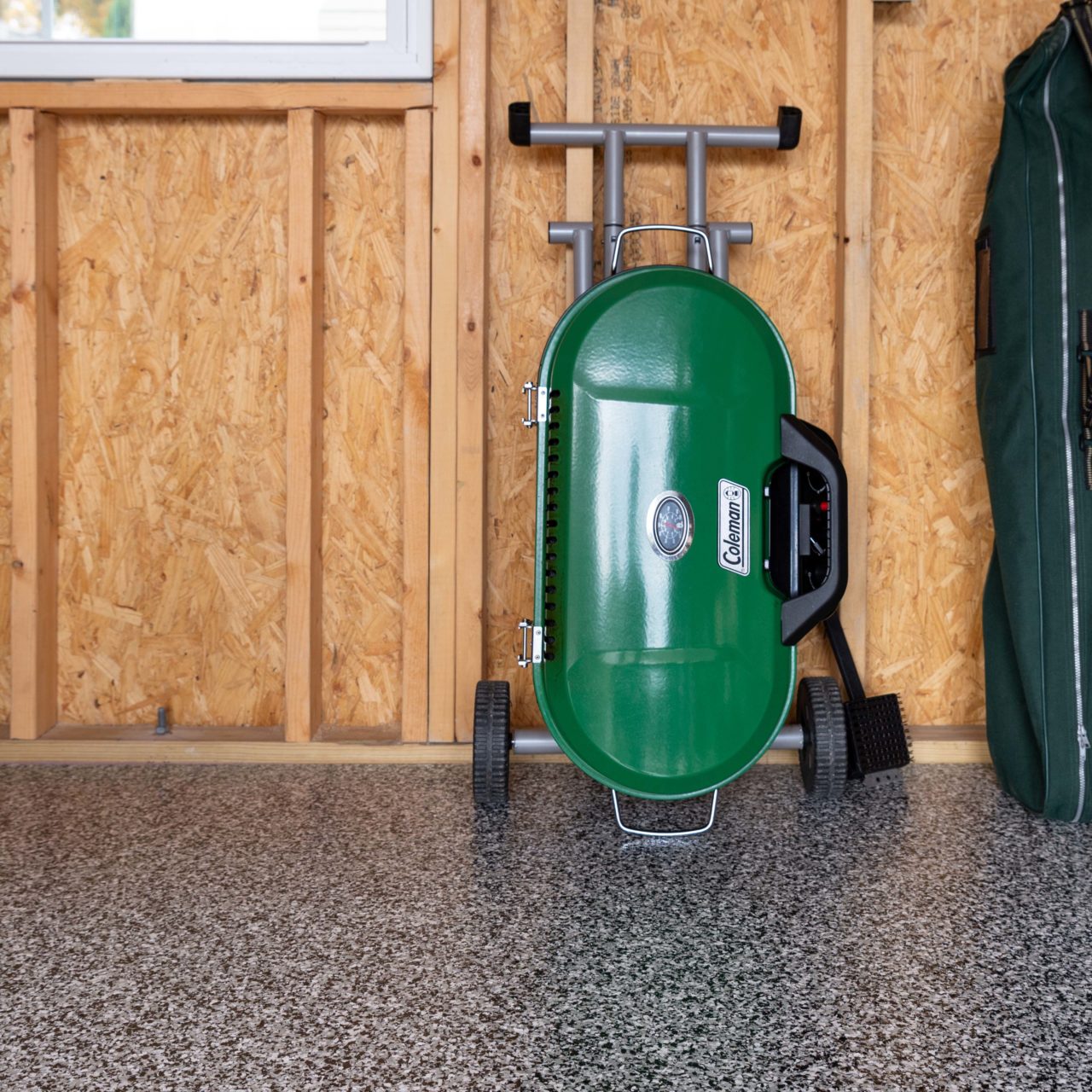 Commercial 4-Layer Flaked Epoxy Garage Floor Kit – 300-640sqft