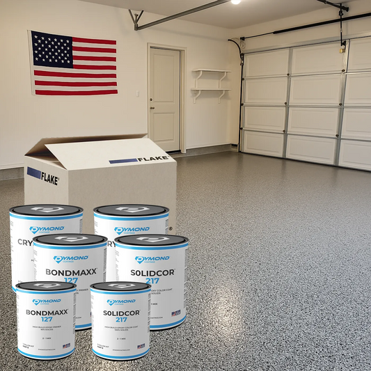 Flaked Epoxy Garage Floor Kit – 300-640sqft