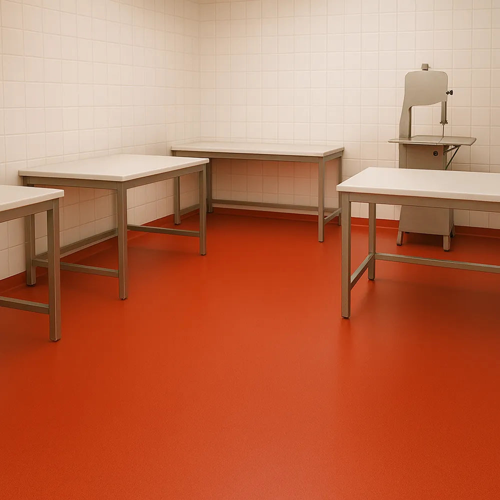 600sqft Commercial Kitchen Epoxy Floor Coating System – Antimicrobial & Non-Slip
