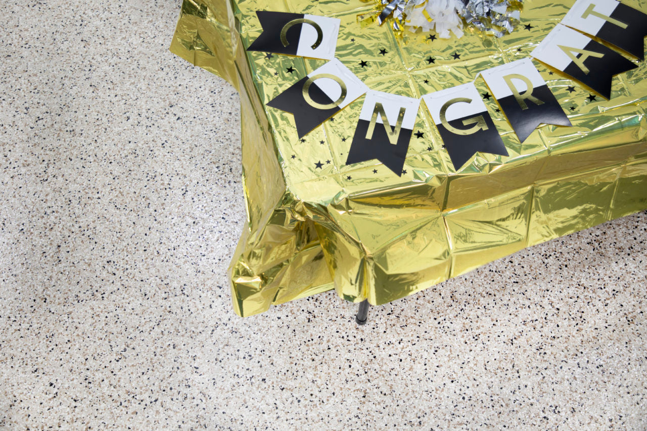 Commercial 4-Layer Flaked Epoxy Garage Floor Kit – 300-640sqft